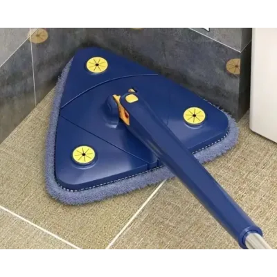 Інноваційна регульована швабра Triangle MOP ∙ Трикутна швабра з віджимом та поворотом на 360