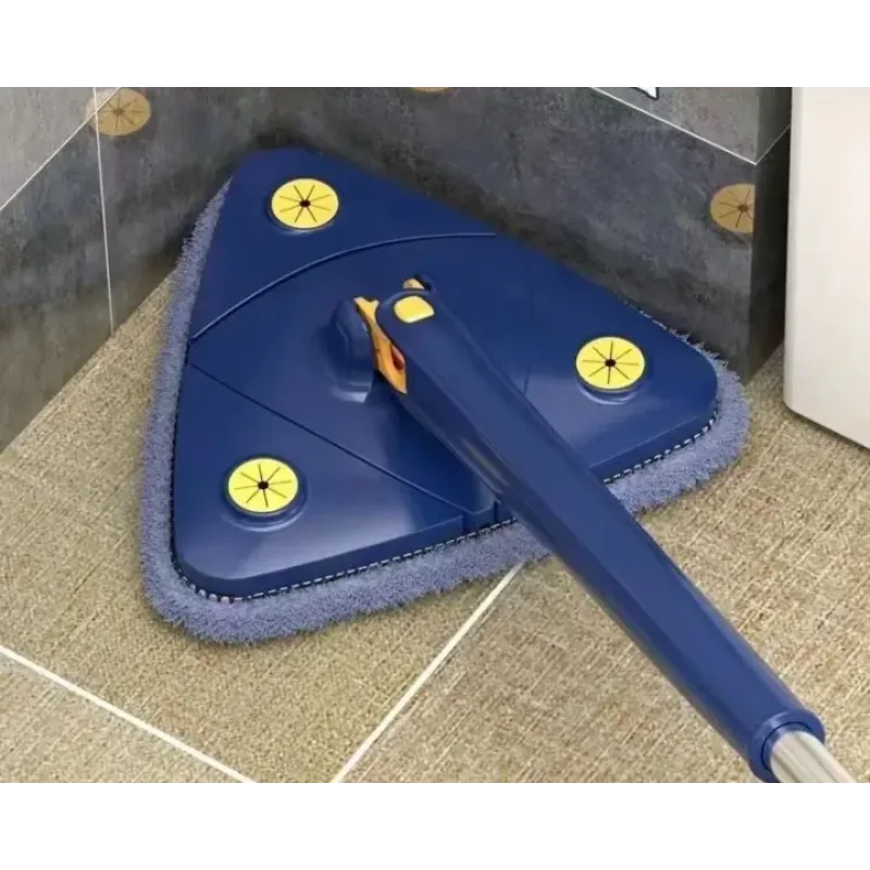 Інноваційна регульована швабра Triangle MOP ∙ Трикутна швабра з віджимом та поворотом на 360