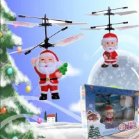 Летающая Игрушка Flying Santa Санта Клаус Подарок на Новый Год Дед Мороз