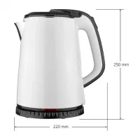 Електричний чайник AURORA AU-3511, 1.8 л · Білий