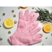 Косметичні зволожуючі SPA рукавички Spa Gel Gloves з маслом жожоба, екстрактом алое віра та вітаміном Е ∙ Гелеві рукавички для догляду та зволоження шкіри рук