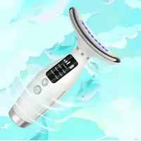 Мікрострумовий масажер Neck Beauty Device 26X-328 • Масажер для обличчя, шиї та тіла з мікрострумами для домашнього догляду за шкірою