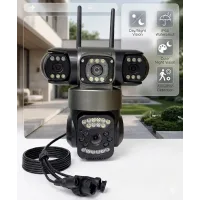Вулична поворотна камера 4G Smart Camera SO-14 • Камера відеоспостереження з SIM-карткою для дому, дачі та бізнесу • Розумна IP камера для зовнішнього спостереження та віддаленого контролю