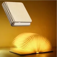 Складна LED лампа-книжка з акумулятором 14,5*10,5*2,5см ∙ Світильник - нічник у формі книги з регульованою яскравістю