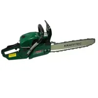 Бензопила KRAFFTEC 6500 Вт 45 см • Бензинова ланцюгова пилка KRAFFTEC 58 см³ 9500 об/хв із шиною 45 см для дров і саду